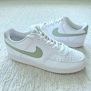 Nike Court Vision Low Next Nature Sneaker Shoes Mens 11.5 White Green FD0781-100